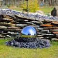 Produktbild: CLGarden Edelstahl Springbrunnen Kugel 20cm Ø poliert für Gartenbrunnen Kugelbrunnen Wasserspiel