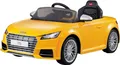 Produktbild: Rastar - Ride-On Elektroauto für Kinder - Audi TTS Roadster (gelb) fahrbar Spielzeugauto