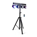 Produktbild: IBIZA DJLIGHT60 LED PARTYBAR Scheinwerfer Moonflower Stativ Fernbedienung Bühne