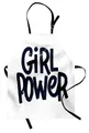 Produktbild: Abakuhaus Kochschürze Höhenverstellbar Klare Farben ohne verblassen, Feminist Girl Power Inscription