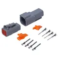 Produktbild: KALI-1404 DEUTSCH DTM Steckverbinder Set 4 polig