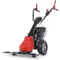 Produktbild: Scheppach Benzin Balkenmäher BMS196-88 | 880mm | 30-60mm | 5,7 PS / 196ccm | bis 3000m2 | mit Radantrieb | Führungsholm in 3 Höhen | Hochgrasm...