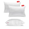 Produktbild: Softimi Gestepptes Premium Kissen Antiallergisch - Anti-Milben - Geruchlos sofort verwendbar - Mit Härteeinstellung (2er Set 50x70 cm)