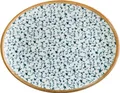 Produktbild: Bonna 2x Calif Moove Platte oval 31cm 3cm hoch Blau, Weiß, Braun Porzellan CLFMOV31OV Servierplatte Essteller Speiseteller Geschirr