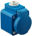 Produktbild: Mennekes (Unternehmen) 10082 Schuko Wand montiert-Stecknuss, 3 Steckklemme, IP 44 Schutz, 2P + E POLE, 16 A, 230 V, blau