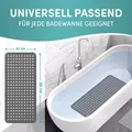 Produktbild: Engelbach Badewannenmatte 88x40cm rutschfest mit Aufhängung - Antirutschmatte Ba