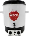 Produktbild: WECK Einkochautomat EM m. Uhr Einkoch-/Heißgetränkeautomat Stahl Emaille mit Präzisionsthermostat, Auslaufhahn & Zeitschaltuhr