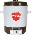 Produktbild: WECK Einkochautomat EM mit Uhr | 29 Liter | Ablaufhahn | Entsafter | Präzisionsthermostat | Schwarz Weiß