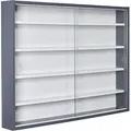 Produktbild: Inter Link Sammlervitrine COLLECTY Grau Weiß - Grau