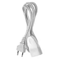 Produktbild: 3m Verlängerungskabel Kabel 2x0,75mm² Eurostecker Kupplung Stromkabel