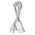 Produktbild: 3m Verlängerungskabel Kabel 2x0,75mm² Eurostecker Kupplung Stromkabel