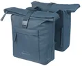 Produktbild: Doppelte Fahrradtasche Basil Brooklyn 41L 14 x 30 x 37 cm  Blau