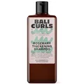 Produktbild: BALI CURLS Rosemary Thickening Shampoo – Stärkend mit Rosmarinöl, Biotin & Koffein – Veganes Volumen Shampoo für feines & dünnes Haar – Curly konform – 200ml