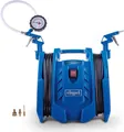 Produktbild: Scheppach Kompressor Airforce 7 - 230V | 8 bar Arbeitsdruck | 180 L/min | ölfrei & mobil 8m Arbeitsradius | inkl. Reifenfüller, Luftpistole & Adapter