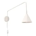Produktbild: SOLLUX lighting Wandleuchte Innen - Wandlampe Stahl - 1 Flammig - LED Lampe Glühbirne - Beige Nox