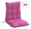 Produktbild: vidaXL Sitzauflage, Niedriglehner-Auflagen 4 Stk. Rosa Oxford-Gewebe
