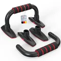Produktbild: FUNFLEX Liegestützgriffe Set für effektives Oberkörpertraining - Push-up Bars mit rutschfestem Griff - stabilem Design - Handgelenkfreundlich - Trainingsgerät für Männer, Frauen - Fitness Zuhause