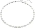 Produktbild: Swarovski Collier Schmuck Geschenk Matrix Tennis Halskette, mit Swarovski® Zirkonia (synth) - mit Swarovski® Perle