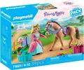 Produktbild: Playmobil® Prinzessin mit Pferd (71801), Playmobil Princess Magic Konstruktions-Spielset, (39 St), Made in Europe