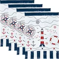 Produktbild: Erwin Müller Geschirrtuch 4er-Pack Baumwolle Leuchtturm Größe 50x70 cm