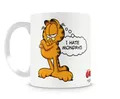 Produktbild: Hybris Garfield - I hate Mondays Kaffeetasse Offizielle Lizenzprodukt, Keramik, 325 Milliliter, Zylindrisch, Cartoon, Retro, Spülmaschinenfest, Orange, 1 Stück (1er Pack)