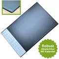 Produktbild: Schreibunterlage Schreibtischunterlage 68x44cm abwaschbar Kalender schwarz 25/26