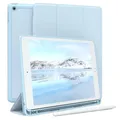 Produktbild: EAZY CASE - Schutzhülle mit Stifthalter für iPad 7 8 9 (2019,2020,2021) Case 10.2 Zoll Hülle mit Stifthalterung Tablet Cover Touchpen Smartcase aufstellbar Klappcase Auto Sleep Wake Up Etui Blau