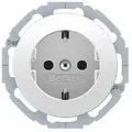 Produktbild: Berker 47552089 Schutzkontakt-Steckdose mit erhöhtem Berührungsschutz, Serie R.Classic, polarweiß glänzend
