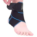 Produktbild: Fußgelenkbandage Verstellbar Atmungsaktiv Blau 85 X 8 Cm Sportbandage