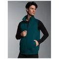 Produktbild: Trigema Steppweste TRIGEMA Weste aus bequemem Sweat-Material (1-tlg) blau XXL (58/60)
