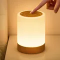 Produktbild: Nachttischlampe Touch Dimmbar RGB Farben USB Aufladbar Timer Kinderlicht 256