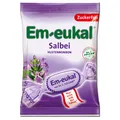Produktbild: (32,40€/1kg) Em-eukal Salbei zuckerfrei, Hustenbonbon, 75g Beutel