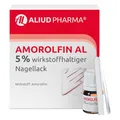 Produktbild: ALIUD PHARMA Amorolfin AL 5% wirkstoffhaltiger Nagellack, 3 ml: Behandlung von Nagelpilz mit Tupfern, Feilen & Spateln
