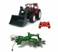 Produktbild: Jamara 405050 Lindner Geotrac mit Frontlader  + 412589 Schwader Twin Roto Trakto