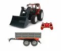 Produktbild: Jamara 405050 Lindner Geotrac mit Frontlader  + Kipper mit Hebefunktion rot/grau
