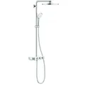 Produktbild: Grohe Euphoria Duschsystem 26507LS0 AP-Thermostat, Duscharm 450mm, moon white