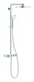 Produktbild: Grohe Euphoria SmartControl Duo 310 Duschsystem mit Thermostatbatterie - Moon White / Chrom - 26507LS0