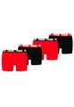 Produktbild: PUMA Boxer Boxershorts Men Herren Everyday Unterhose Unterwäsche 4er Pack, Farbe:Black/Red, Bekleidungsgröße:L