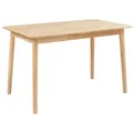 Produktbild: en.casa Esstisch, »Klijori« 120x70x74 cm rechteckig Holz Natur beige Rechteckig | 120 cm x 73,5 cm x 70 cm
