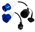 Produktbild: CEE Adapter 2er Set Stromadapter Camping CEE Stecker Schuko Steckdose CEE