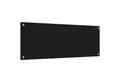 Produktbild: vidaXL Küchenrückwand Küchenrückwand Schwarz 110x40x0,6 cm Hartglas, (1-tlg)