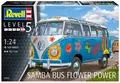 Produktbild: REVELL - VOLKSWAGEN T1 Samba Bus Flower Power Modell zum Zusammenbauen und Be...