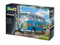 Produktbild: Neu Revell 1:24 Volkswagen Samba T1 Blume Power Modellauto Set - 07050