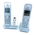 Produktbild: Panasonic KX-TG6722GS Duo Schnurlostelefon Anrufbeantworter perlsilber