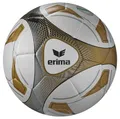 Produktbild: 10er Set Erima Hybrid Trainingsball Gr. 5 (430g)  Weiss - Gold (neue Farbe 2025)
