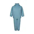 Produktbild: Celavi Unisex Kids Basic Recycle PU Rainwear Set, Smoke Blue, 110