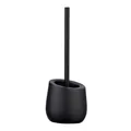Produktbild: Wenko-Wenselaar GmbH & Co. KG WENKO Badi WC-Garnitur, Toilettenbürstenhalter aus Keramik für Bad oder Gäste-WC, Farbe: schwarz 23654800
