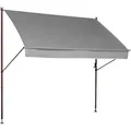 Produktbild: Boxxx Klemmmarkise, Grau, Hellgrau, Textil, 250x225-275x150 cm, Sonnen- & Sichtschutz, Markisen, Klemmmarkisen