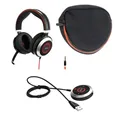 Produktbild: Jabra Evolve 80 Stereo Headset und / oder USB-A USB-C MS UC Controller