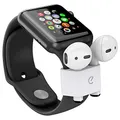 Produktbild: Keybudz AirLockz Smartwatch Halterung für Air Pods Pro und AirPods, weiß, AirPods Halterung